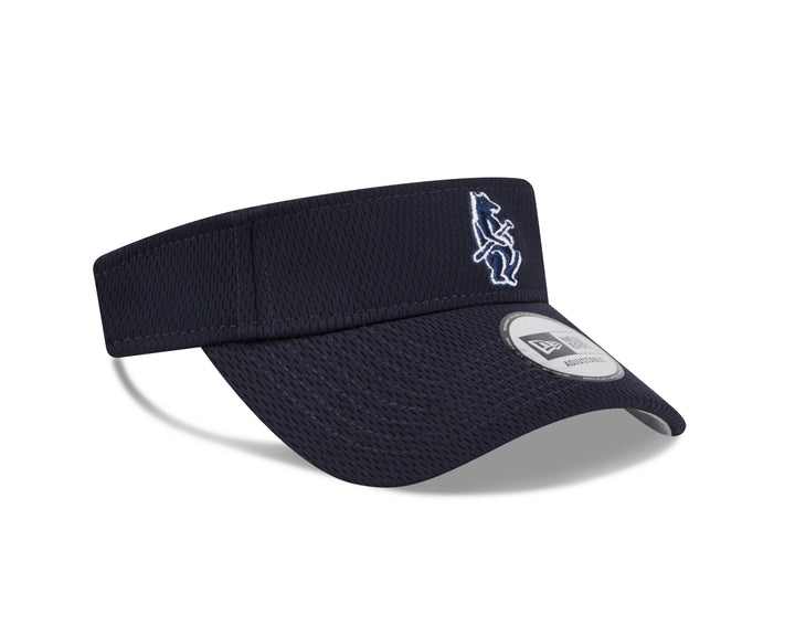 Chicago Cubs 1914 Structured Low Profile Navy Visor by New Era CAPS Ivy Shop