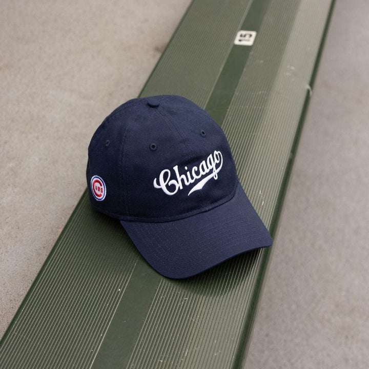 Chicago Cubs X Alice & Wonder Vintage Logo Dad Cap Caps Alice & Wonder