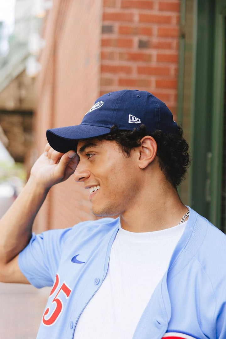 Chicago Cubs X Alice & Wonder Vintage Logo Dad Cap Caps Alice & Wonder