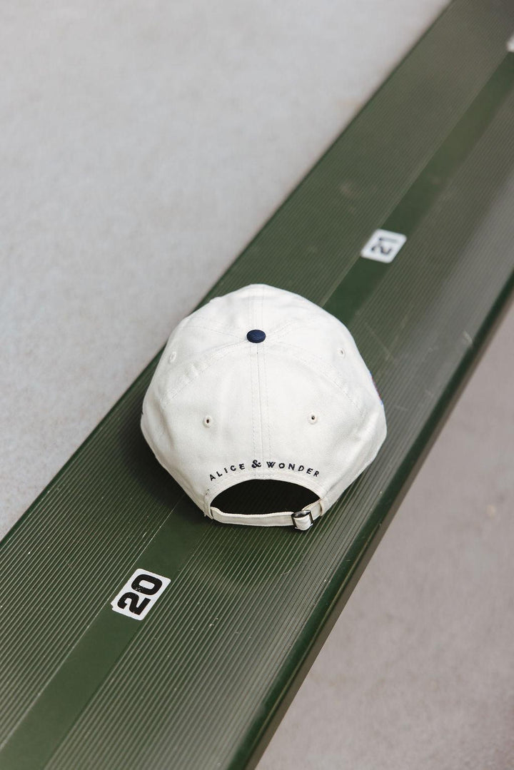 Chicago Cubs X Alice & Wonder Triple Bears Dad Cap White Caps Alice & Wonder