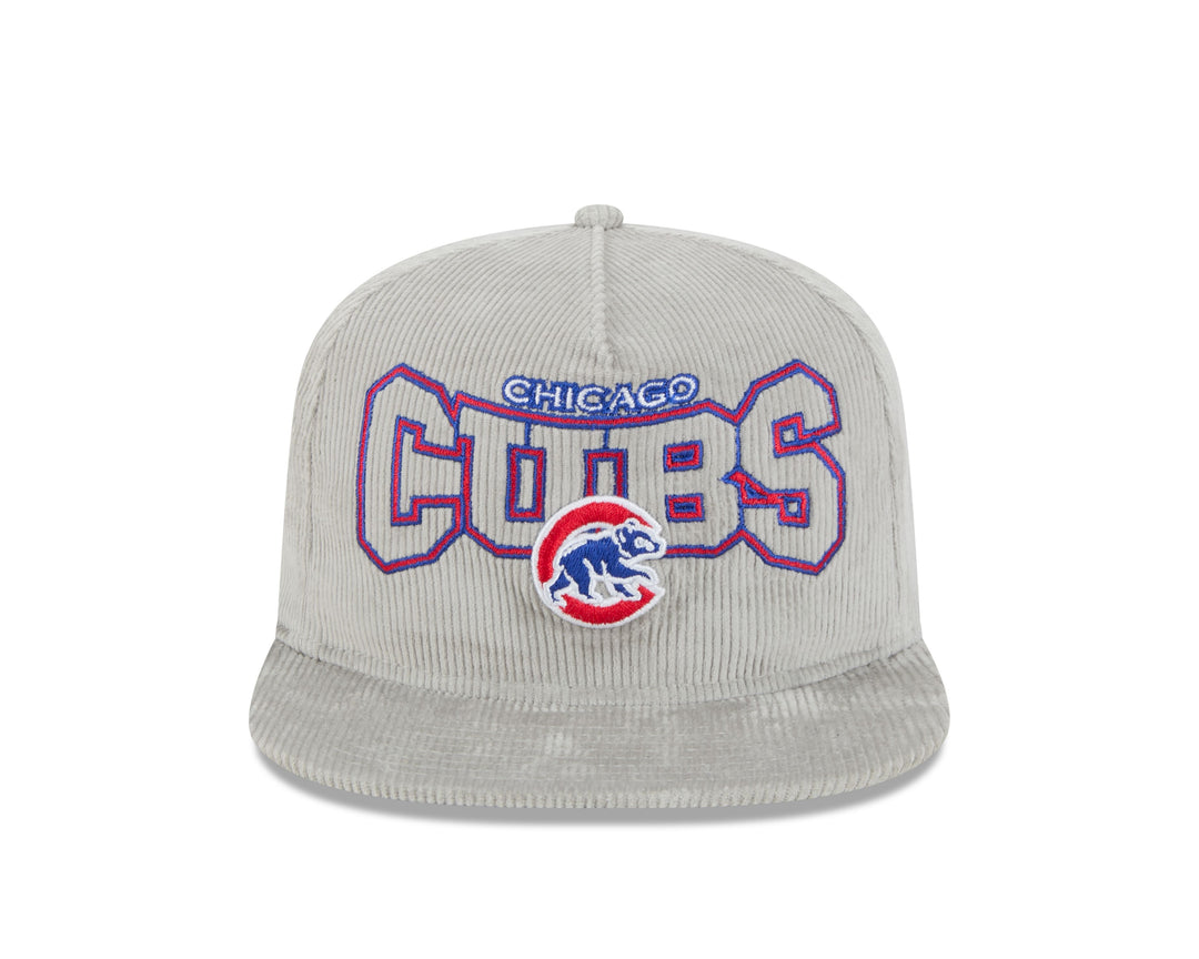 Chicago Cubs Walking Bear New Era Grey Golfer Snapback Cap Caps Ivy Shop