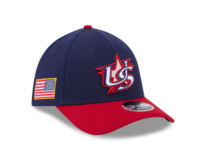 USA Baseball World Baseball Classic 3930 Stretch Fit Cap by New Era