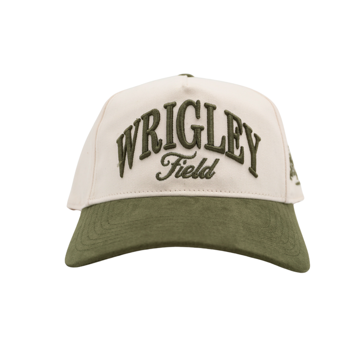 Chicago Cubs Wrigley Field Foul Ball Bear Cap in Cream by Sportiqe SPORTIQE APPAREL CO