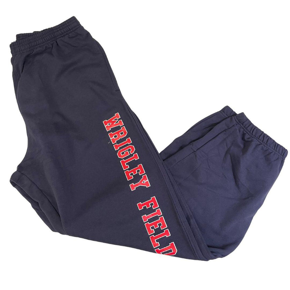 WRIGLEY FIELD MEN'S NAVY SWEATPANTS Bottoms PROFILE