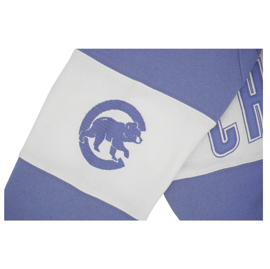 Chicago Cubs Pastel Crew Youth Sweatshirt in Light Blue by Outerstuff Sweatshirts & Hoodies OUTERSTUFF LLC