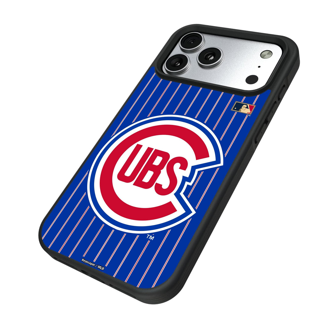 Chicago Cubs 1948-1956 - Cooperstown Collection Pinstripe Bump Phone Case for Apple iPhone 17 Series Phone Cases Keyscaper