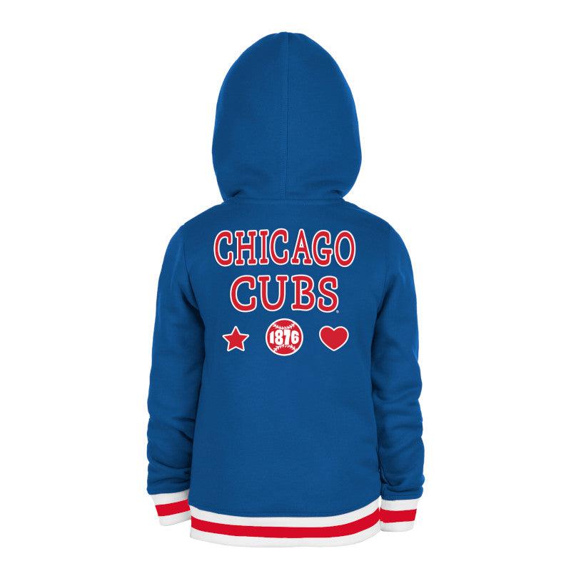 CHICAGO CUBS NEW ERA YOUTH C LOGO BLUE ZIP HOODIE Sweatshirts & Hoodies NEW ERA CAP COMPANY INC