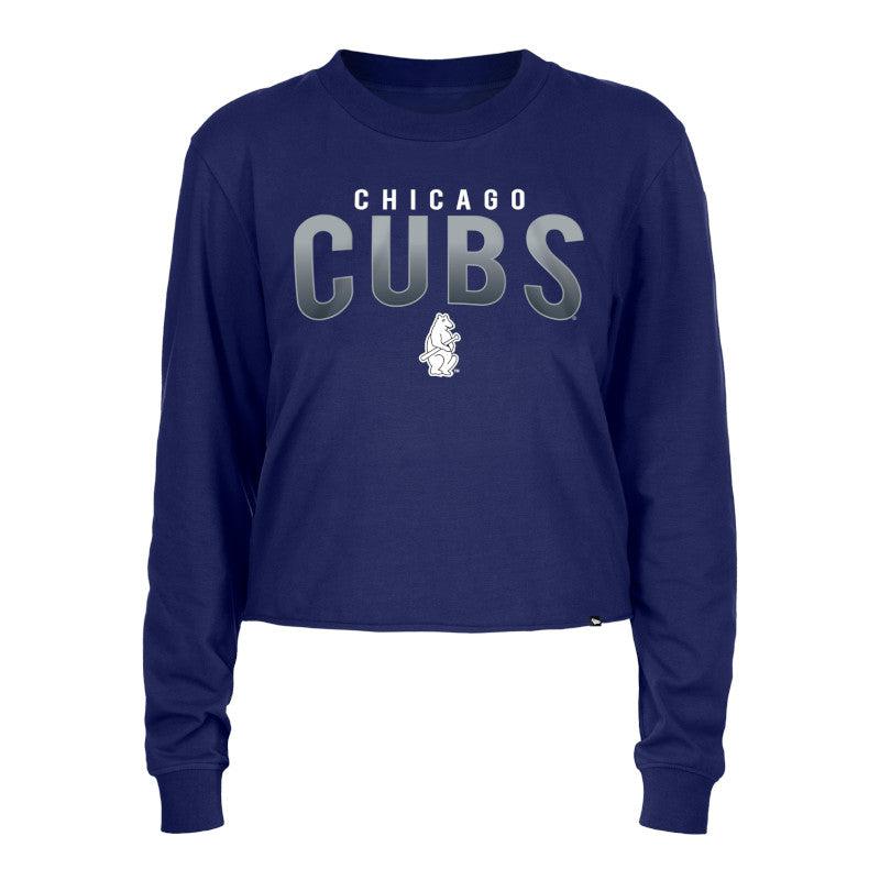 CHICAGO CUBS NEW ERA WOMEN'S 1914 LOGO NAVY LONG SLEEVE TEE Long Sleeve Tees NEW ERA CAP COMPANY INC