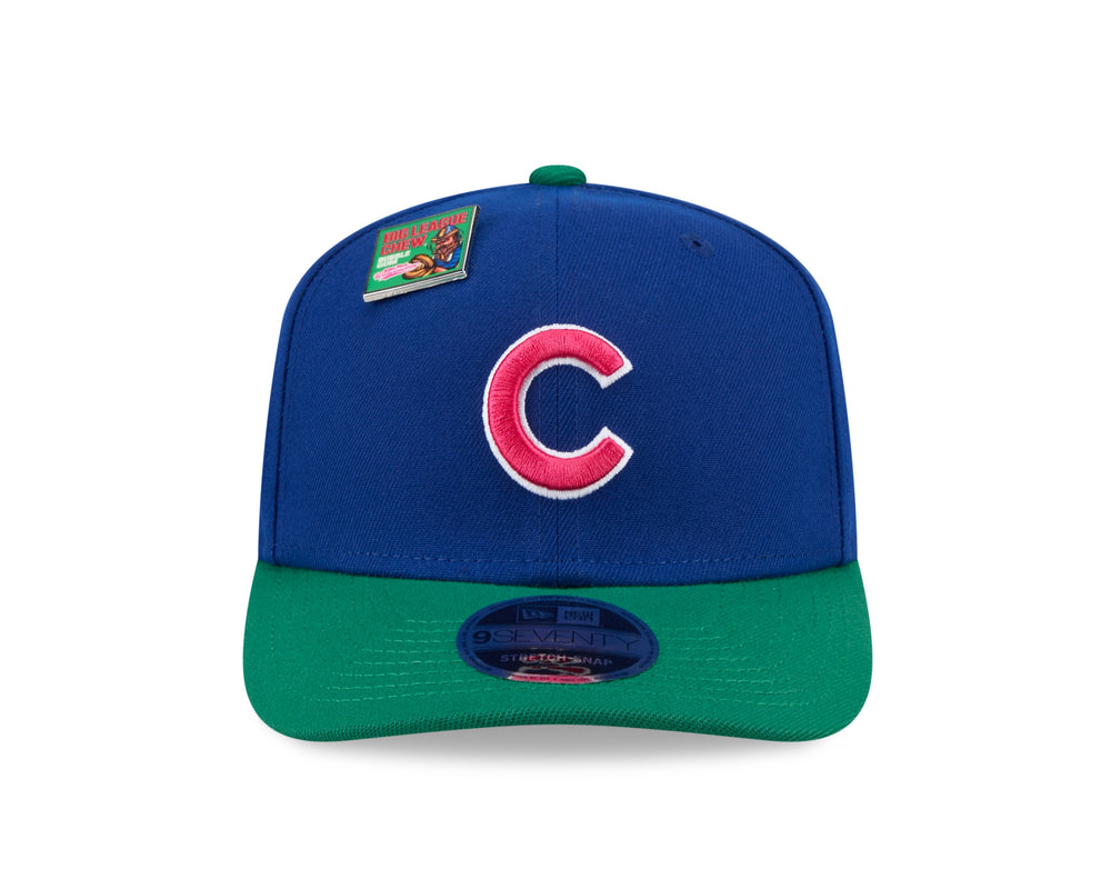 CHICAGO CUBS NEW ERA BIG LEAGUE CHEW WATERMELON 9SEVENTY SNAPBACK CAP Caps NEW ERA CAP COMPANY