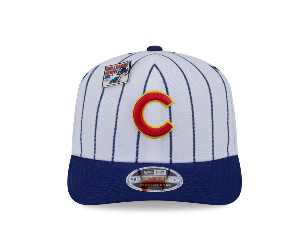 CHICAGO CUBS NEW ERA BIG LEAGUE CHEW PINSTRIPE 9SEVENTY SNAPBACK CAP Caps NEW ERA CAP COMPANY