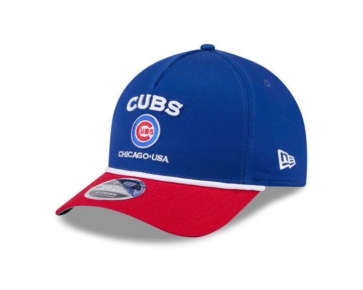 Chicago Cubs Logo Two Tone Rope 9Forty Cap By New Era NEW ERA CAP COMPANY INC