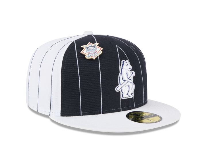 Chicago Cubs 1914 Navy/White 2Tone Pinstripe 59Fifty Cap by New Era NEW ERA CAP COMPANY INC