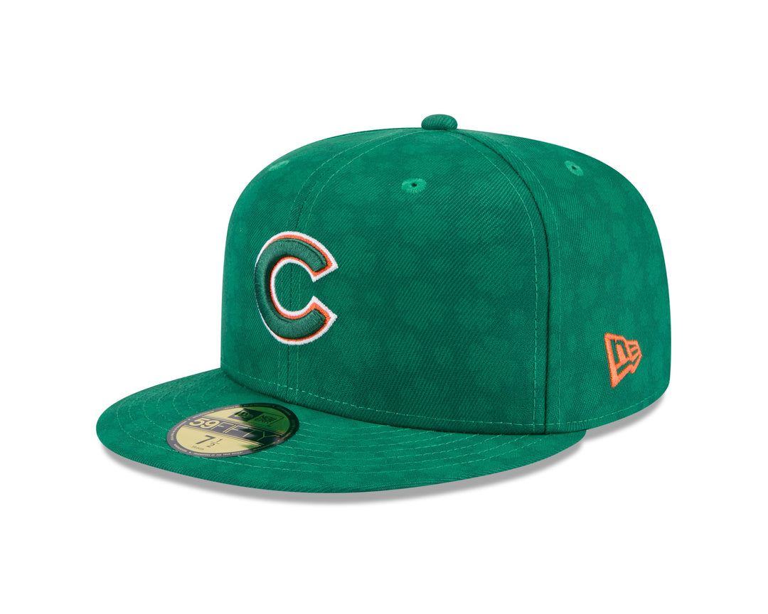 Chicago Cubs St. Patrick's Day Green 59FIFTY Fitted Cap by New Era Caps NEW ERA CAP COMPANY