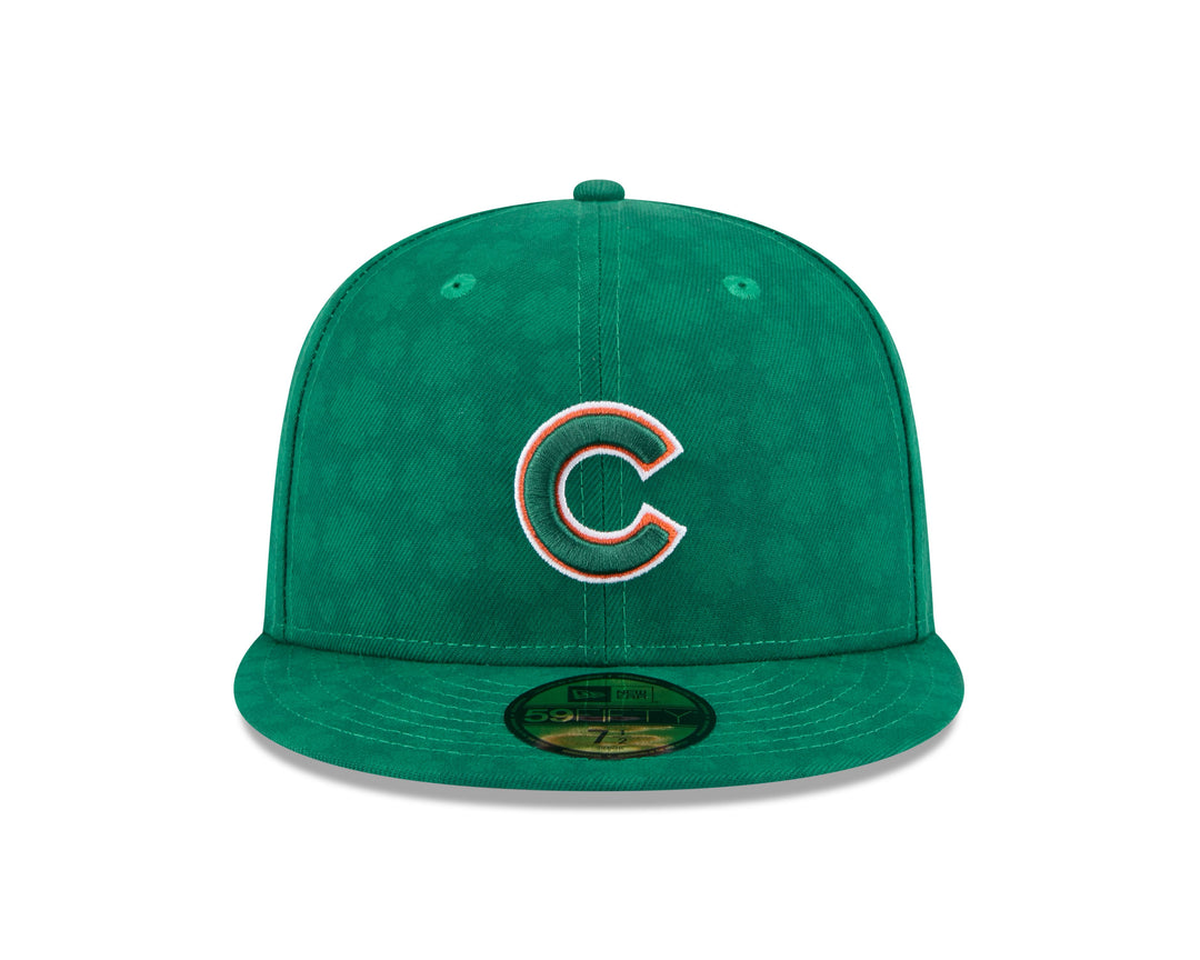 Chicago Cubs St. Patrick's Day Green 59FIFTY Fitted Cap by New Era Caps NEW ERA CAP COMPANY