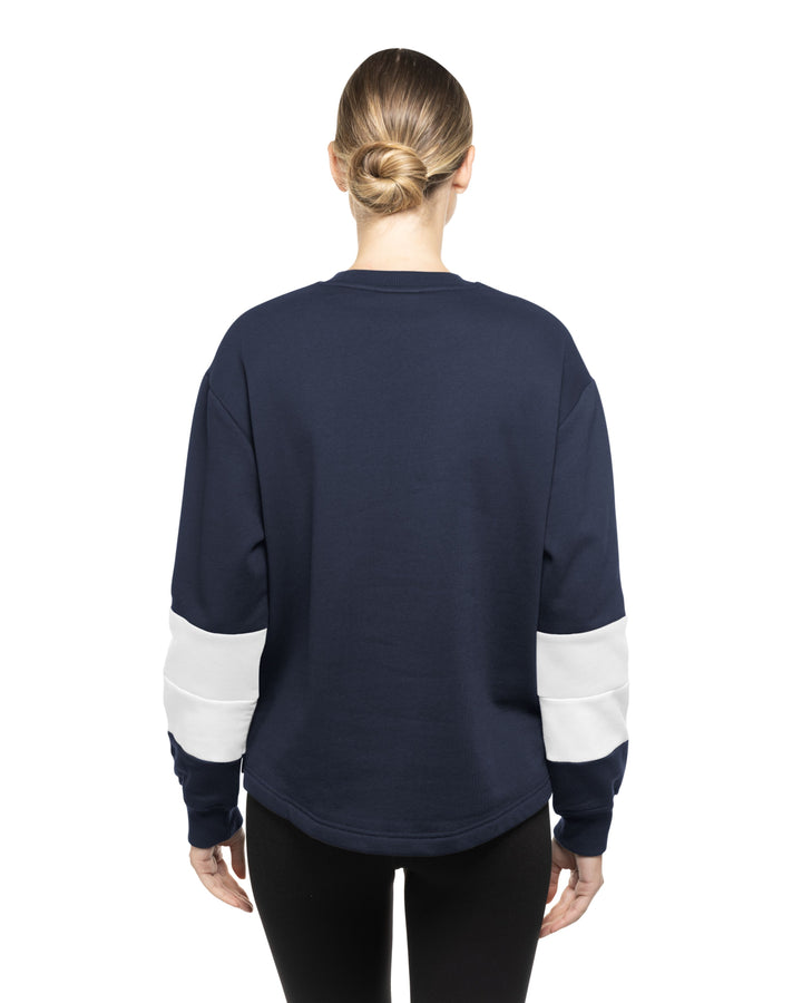 Chicago Cubs 1914 Women's Navy Gameday Crew by New Era Sweatshirts & Hoodies NEW ERA CAP COMPANY