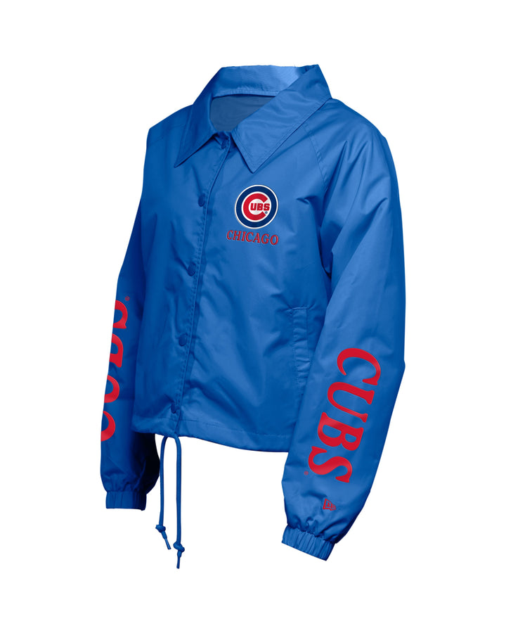 Chicago Cubs Logo Gameday Women's Button Up Royal Jacket by New Era Jackets & Outerwear NEW ERA CAP COMPANY