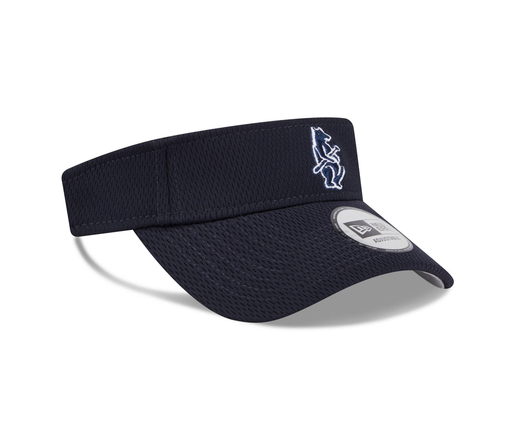 Chicago Cubs 1914 Structured Low Profile Navy Visor by New Era CAPS Ivy Shop