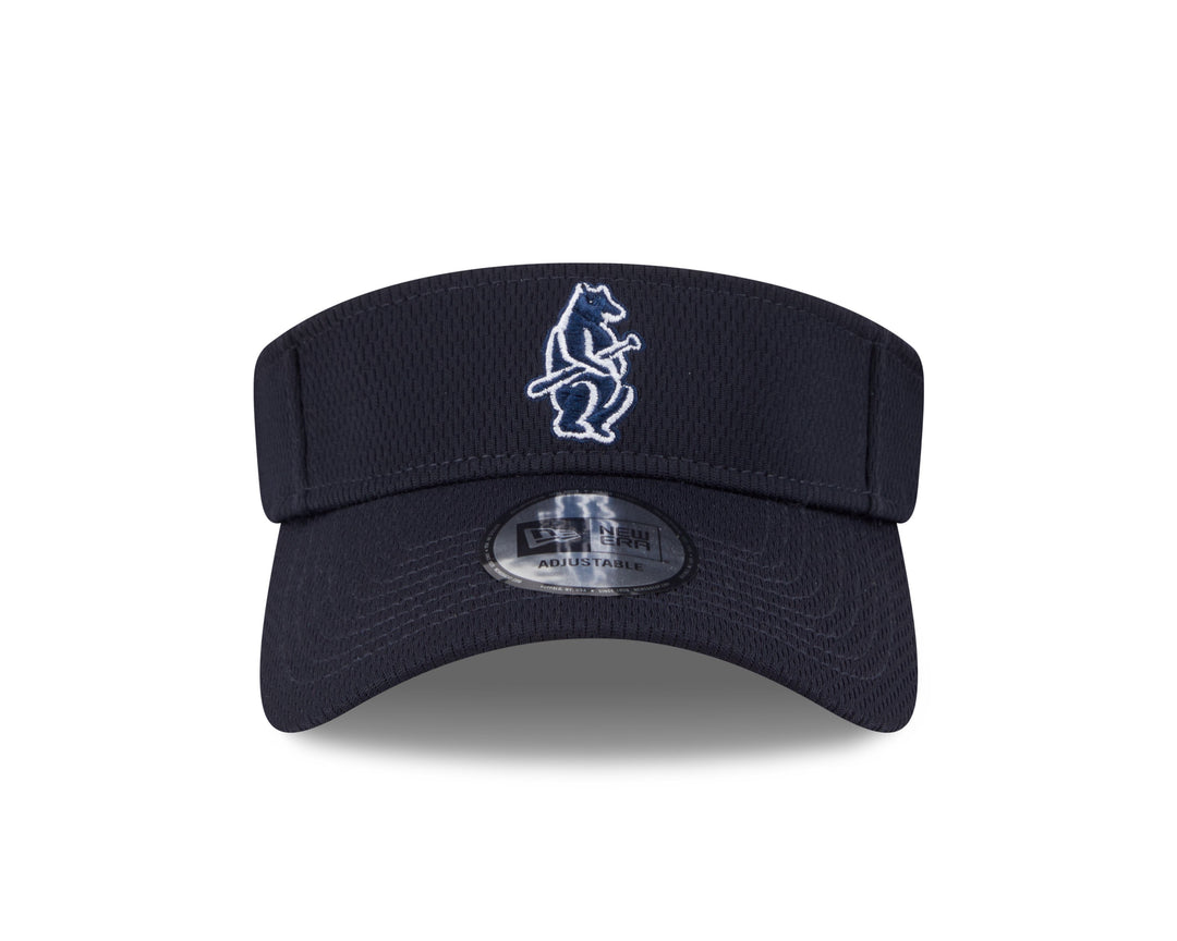 Chicago Cubs 1914 Structured Low Profile Navy Visor by New Era CAPS Ivy Shop