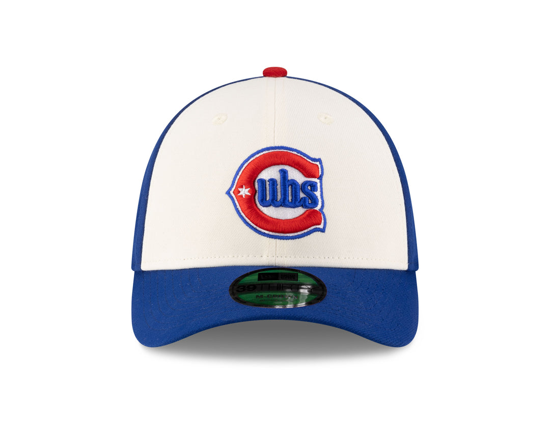 Chicago Cubs Blues Alternate Player Rep 39THIRTY Youth Cap in Cream/Royal by New Era Caps NEW ERA CAP COMPANY