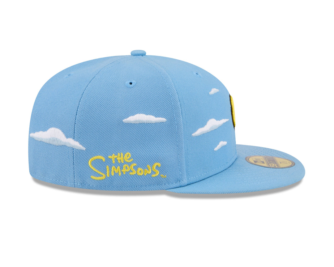 Chicago Cubs x The Simpsons Clouds Light Blue 59FIFTY Fitted Cap by New Era
