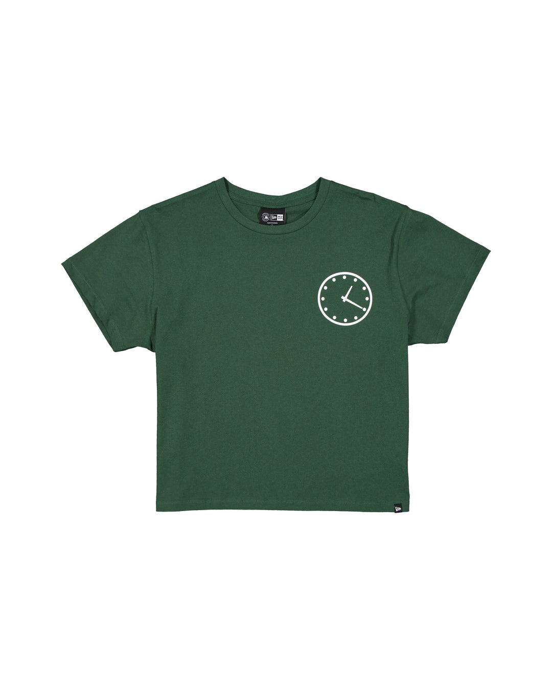 Chicago Cubs 120 Clock Script Women's Tee Green by New Era Shirts New Era