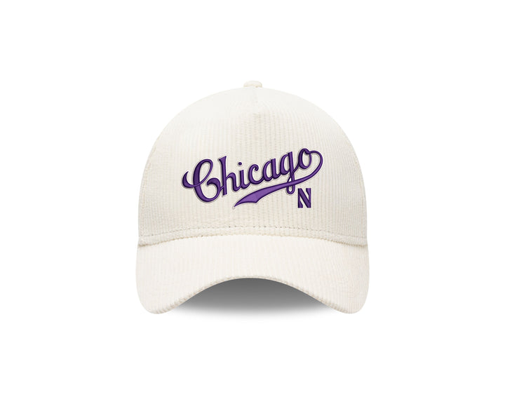 Chicago Cubs x Northwestern Wildcats College Snapback Cap by New Era Caps NEW ERA CAP COMPANY