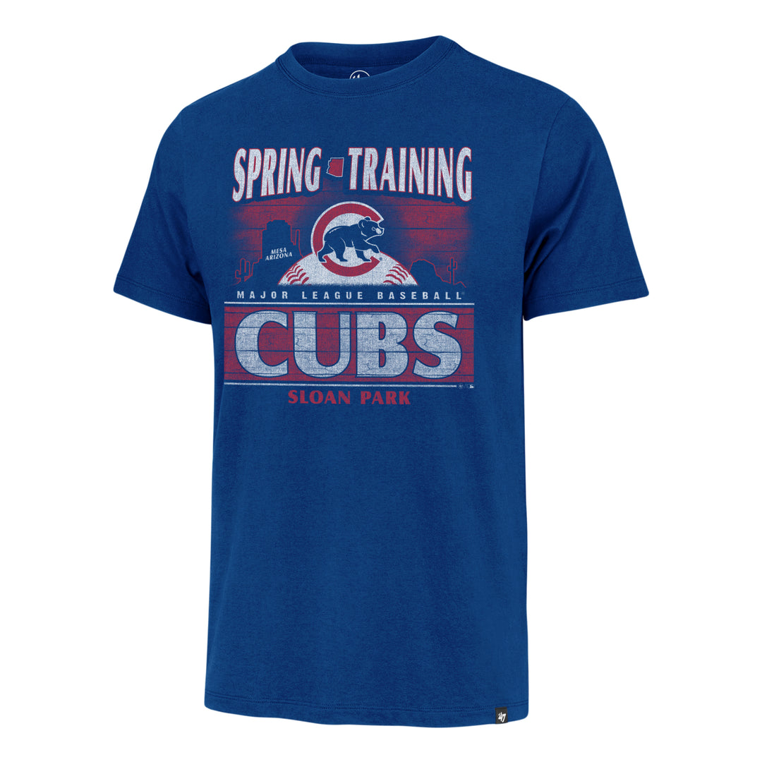 Chicago Cubs Sloan Park Franklin Royal Men's Short Sleeve Tee by '47 Brand - Ivy Shop
