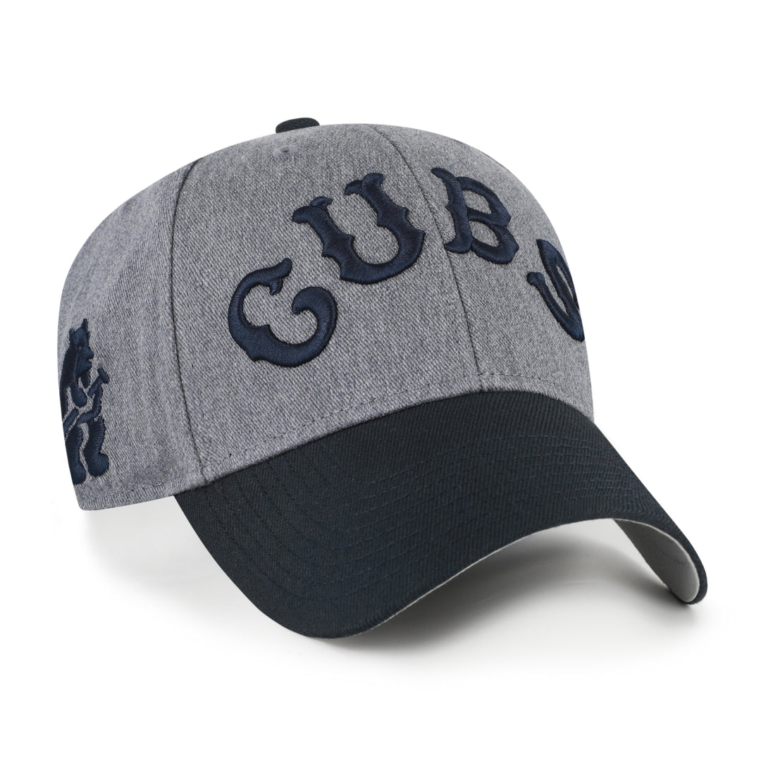 Chicago Cubs Granite Script MVP Cap by '47 Brand Caps TWINS ENTERPRISE INC