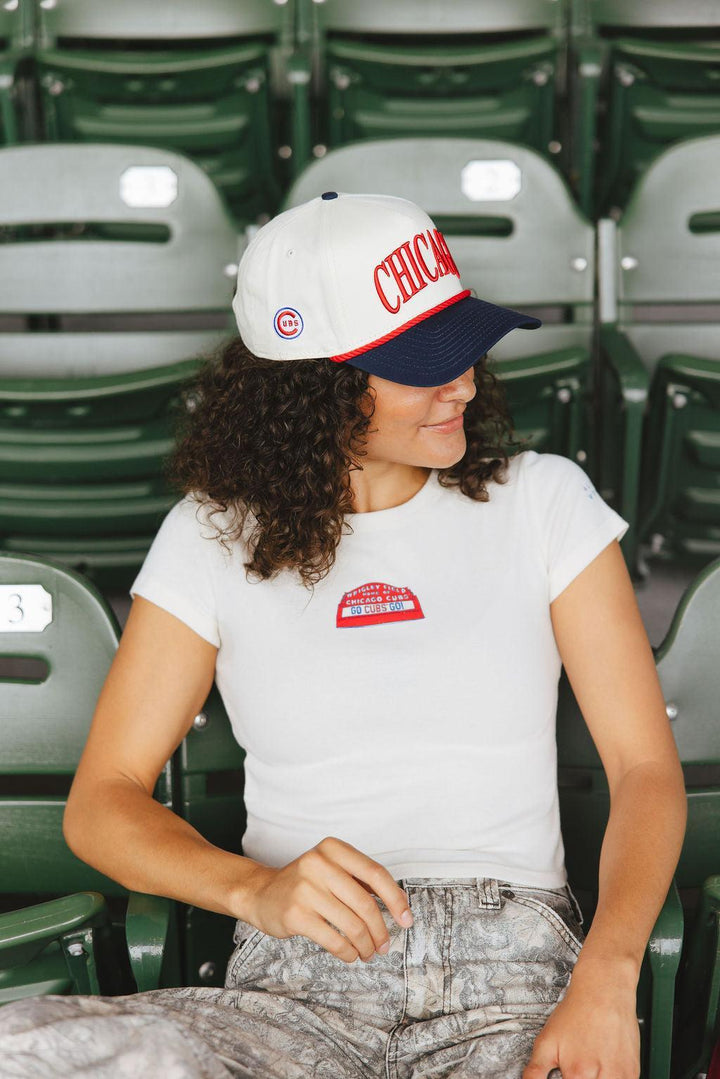 Chicago Cubs X Alice & Wonder Two Tone Rope Cap Caps Alice & Wonder