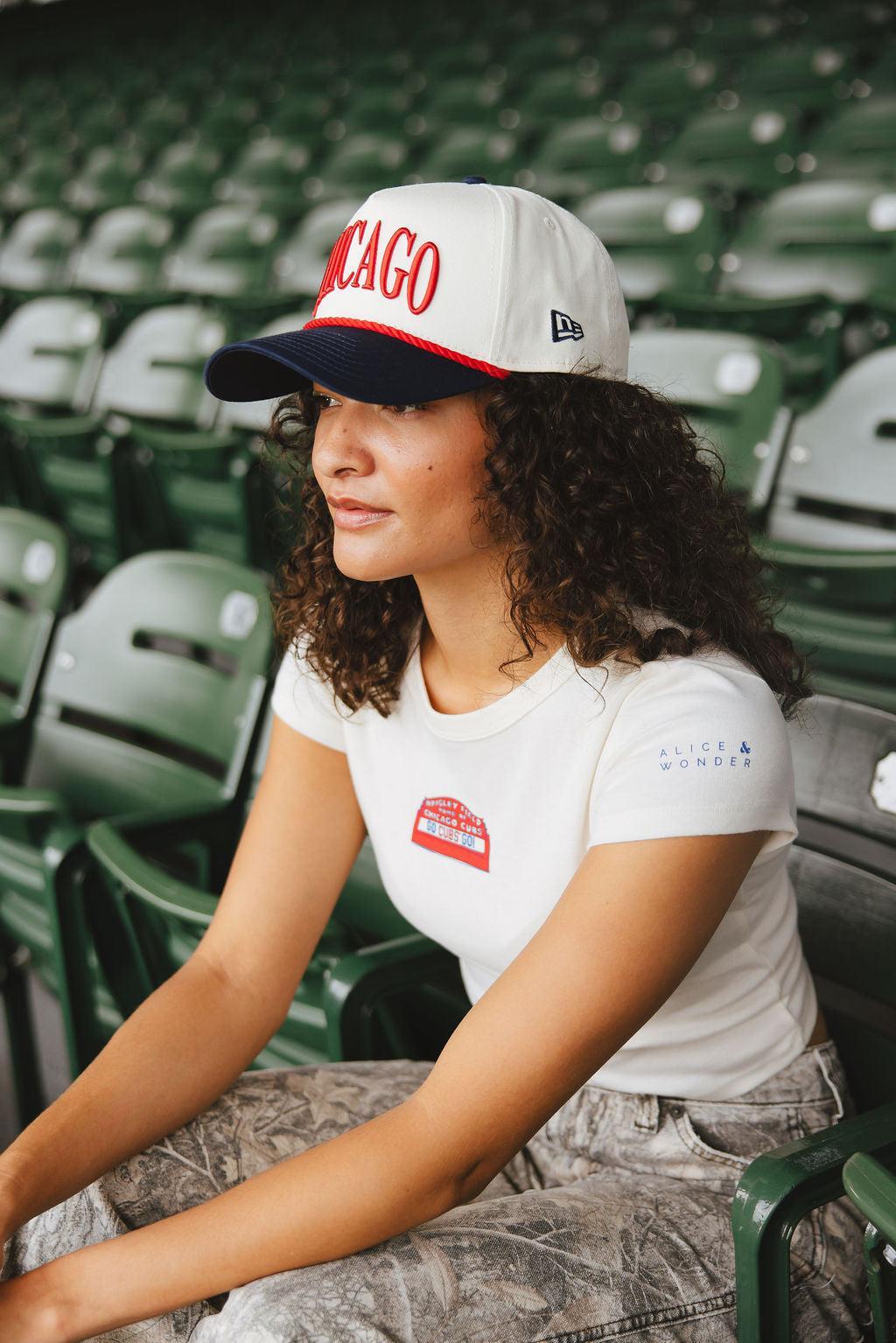 Chicago Cubs X Alice & Wonder Two Tone Rope Cap Caps Alice & Wonder