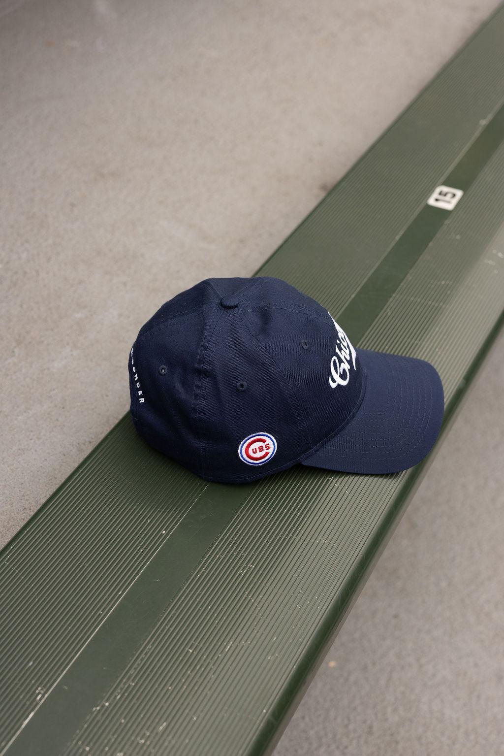 Chicago Cubs X Alice & Wonder Vintage Logo Dad Cap Caps Alice & Wonder
