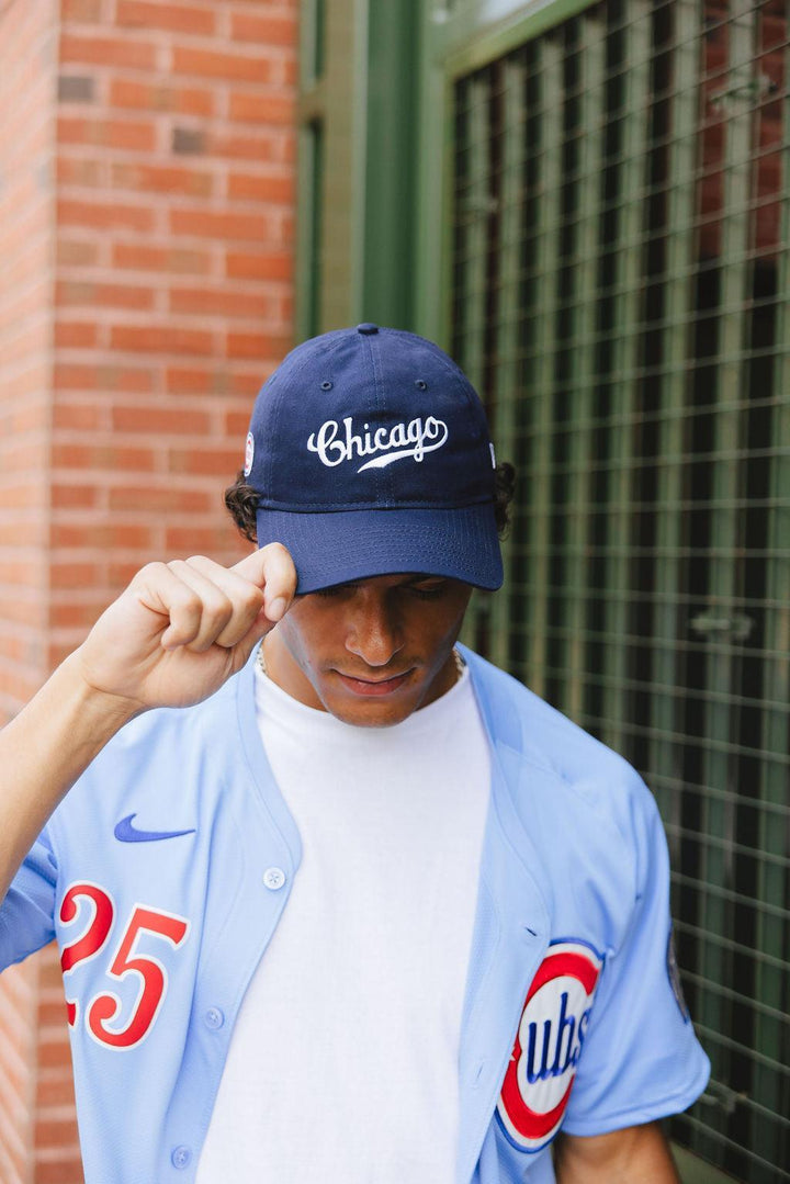 Chicago Cubs X Alice & Wonder Vintage Logo Dad Cap Caps Alice & Wonder