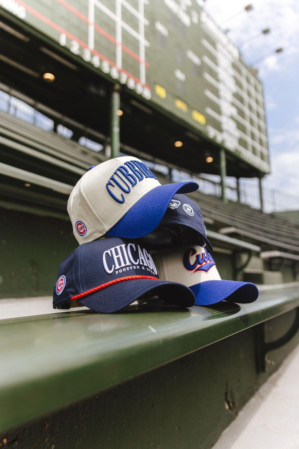 Chicago Cubs X Alice &amp; Wonder Cubbies Two Tone Puff Cap Caps NEW ERA CAP COMPANY