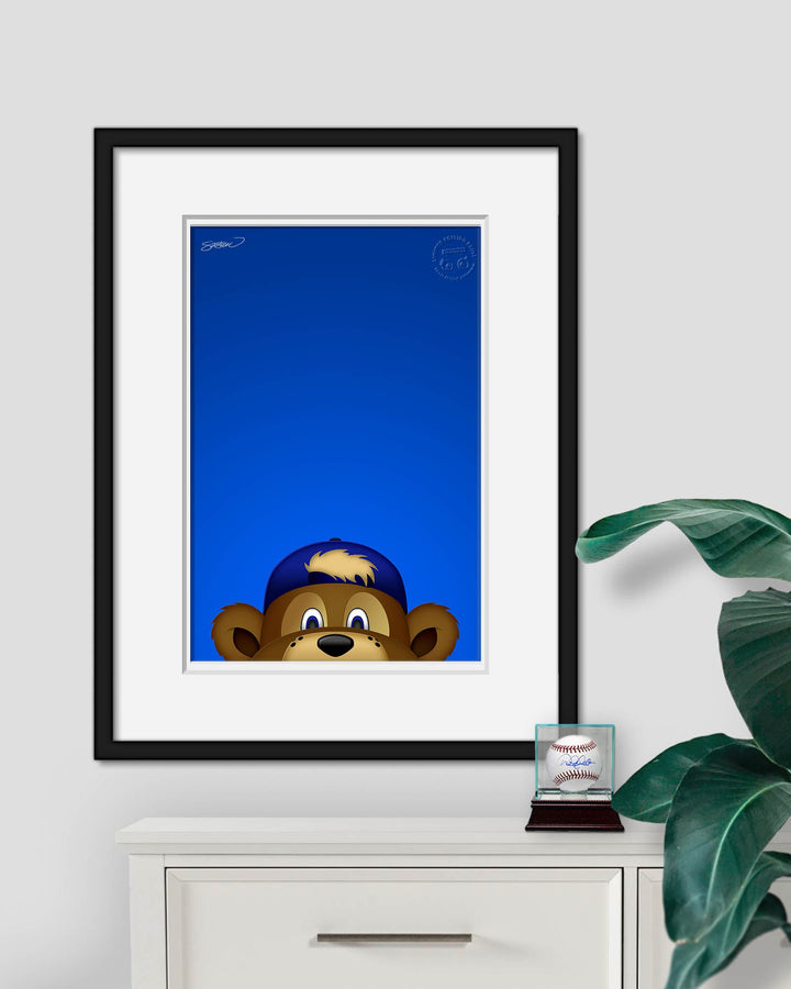 Minimalist Clark The Cub Art Print by S. Preston Art + Designs Art Print S. Preston Art + Designs