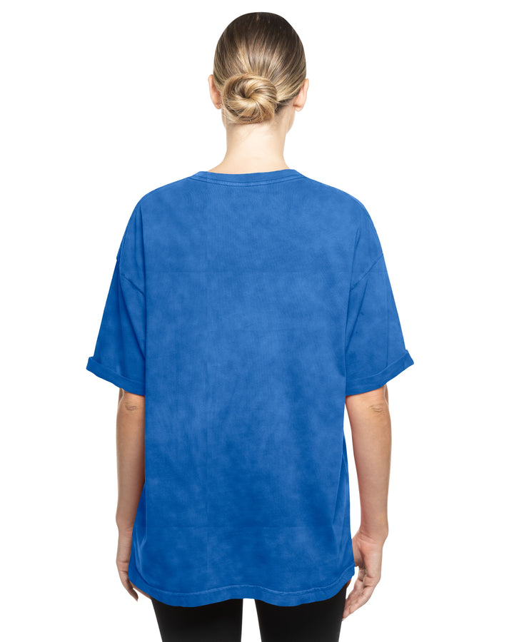 Chicago Cubs Ball Girl Throwback Royal Women's T-Shirt by New Era Short Sleeve Tees NEW ERA CAP COMPANY INC