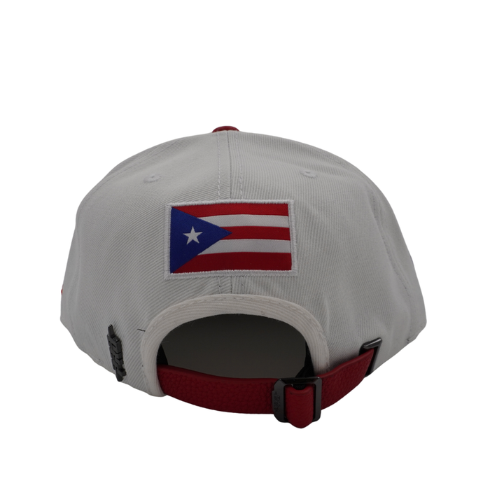 Chicago Cubs Puerto Rico Flag Leather Adjustable Cap by Pro Standard PRO STANDARD