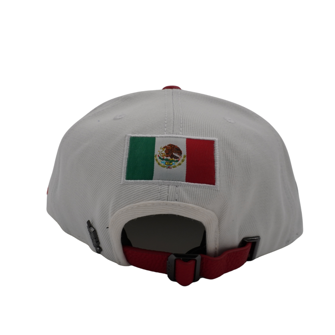 Chicago Cubs Mexico Flag Leather Adjustable Cap by Pro Standard PRO STANDARD