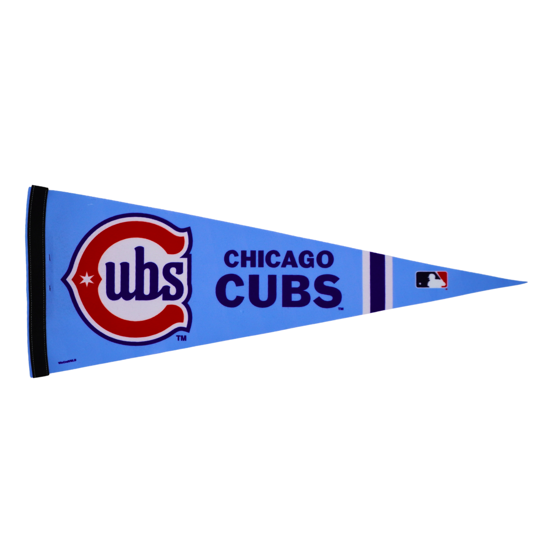 Chicago Cubs Blues Alternate 12x30 Premium Pennant by WinCraft Flags & Pennants WINCRAFT INCORPORATED