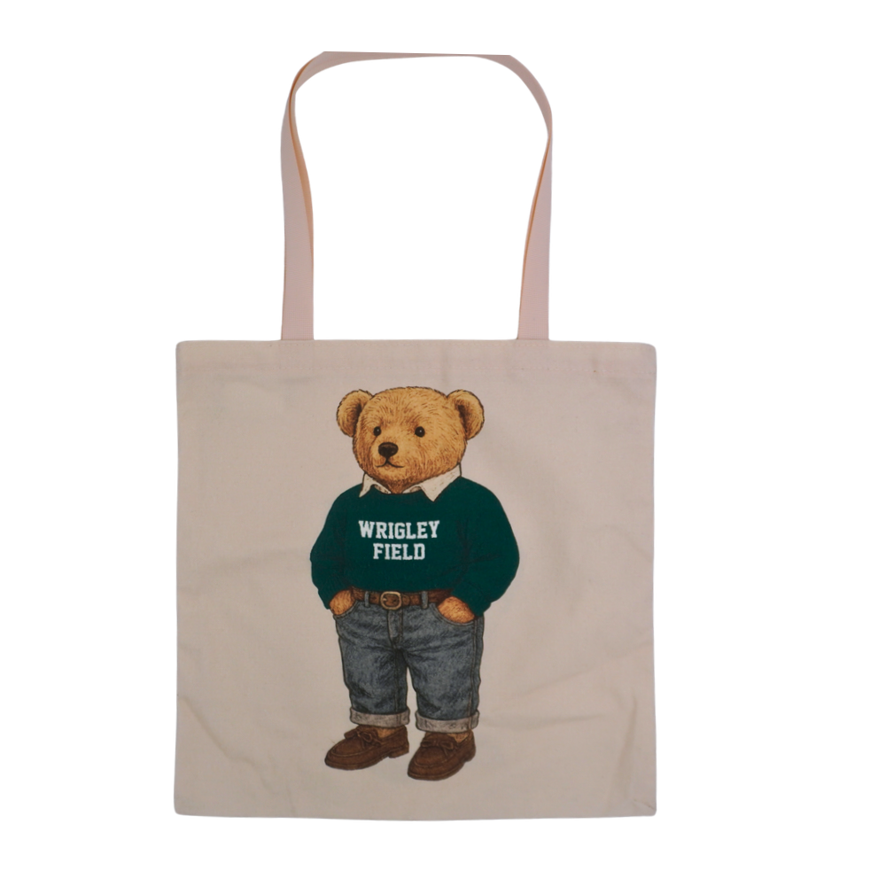 Chicago Cubs Standing Bear Wrigley Field Tote Bag Bags NEIL ENTERPRISES