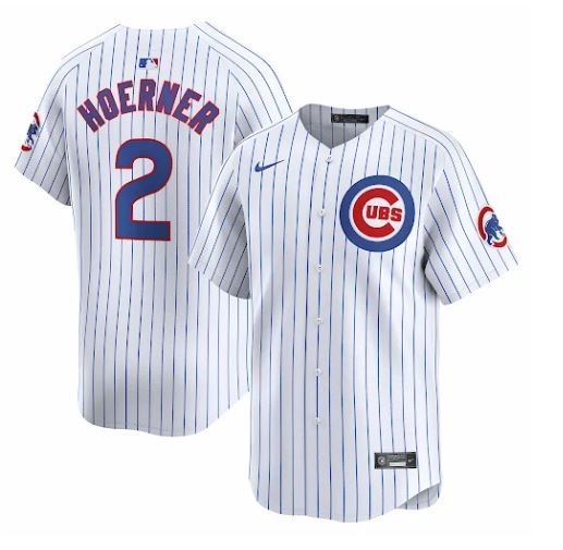 Chicago Cubs Nico Hoerner Home Limited Jersey by Nike Jerseys NIKE