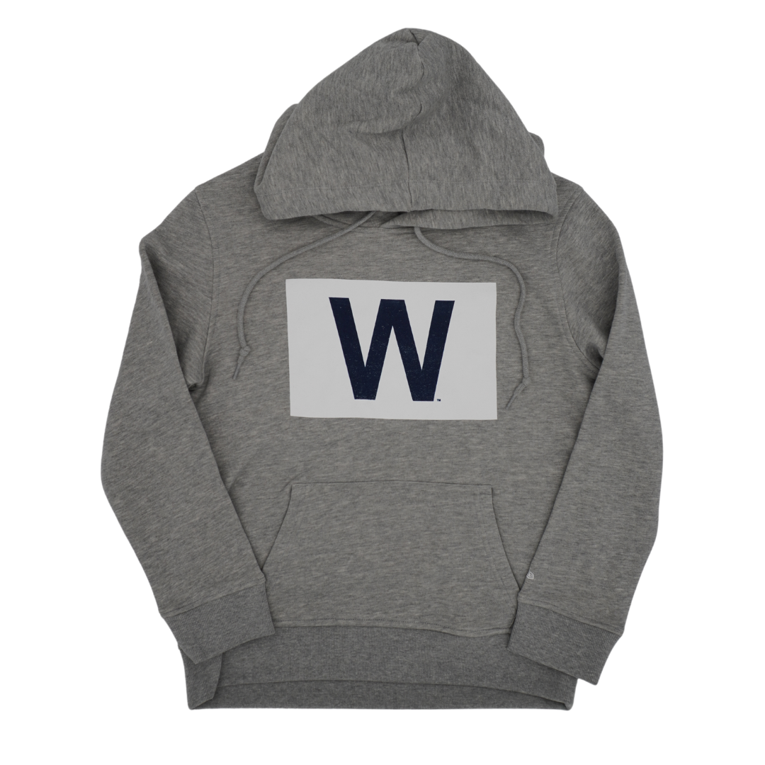 CHICAGO CUBS NEW ERA WOMENS W FLAG GRAY HOODIE Sweatshirts & Hoodies NEW ERA CAP COMPANY INC