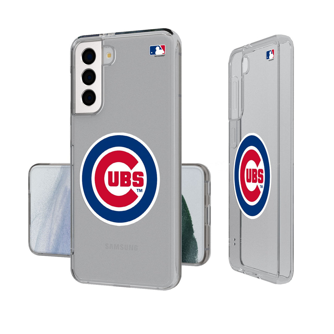 Chicago Cubs Insignia Clear Phone Case Phone Cases Keyscaper