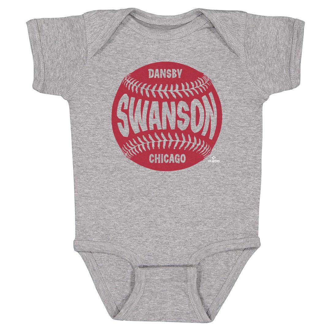 CHICAGO CUBS INFANT DANSBY SWANSON BASEBALL ONESIE Kids Baby Onesie 500 LEVEL