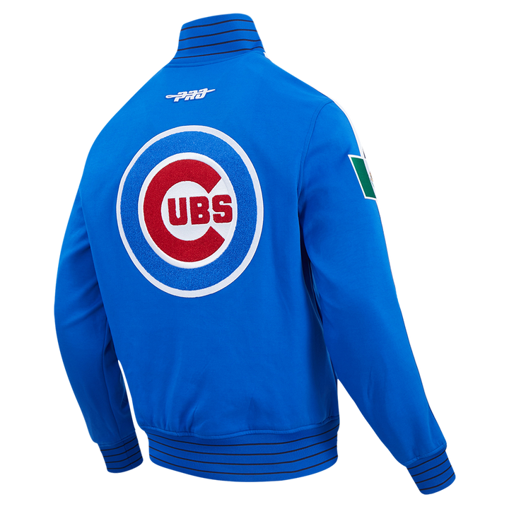 Chicago Cubs Mexico Walking Bear Button Front Jacket by Pro Standard Jackets PRO STANDARD