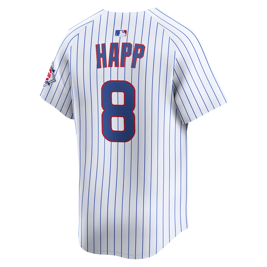 Chicago Cubs Ian Happ 150th Home Limited Jersey by Nike Jersey Nike