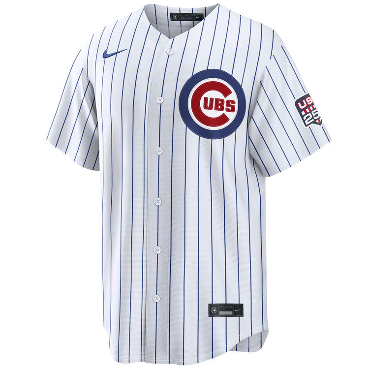 Chicago Cubs Nico Hoerner Home USA 250 Jersey by Nike50
