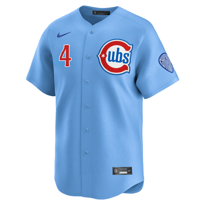 Chicago Cubs Pete Crow-Armstrong Blues Alternate Limited Baby Blue Jersey by Nike Jerseys Ivy Shop