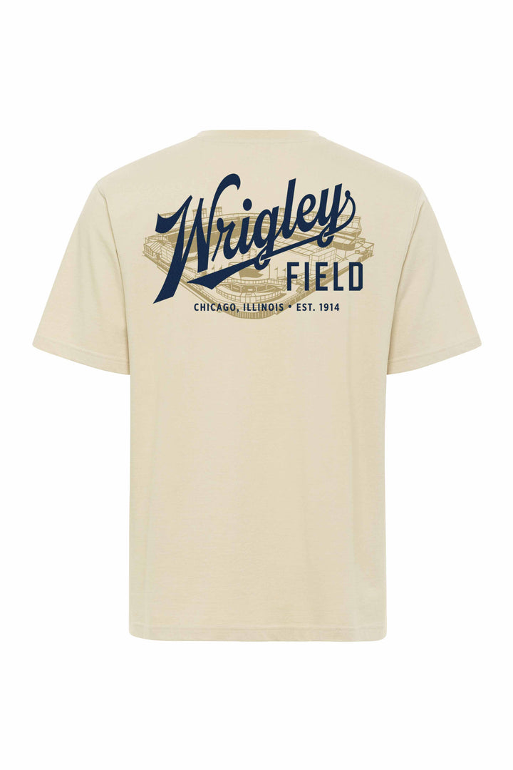 Wrigley Field Duke Unisex Tee Bone by Sportiqe Short Sleeve Tees SPORTIQE
