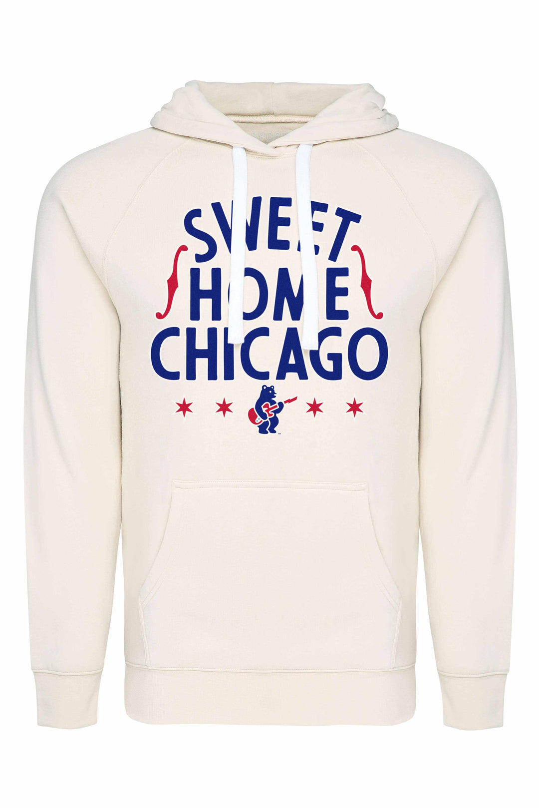 Wrigley Field Blues Bear Sweet Home Chicago Hoodie by Sportiqe Sweatshirts & Hoodies Ivy Shop
