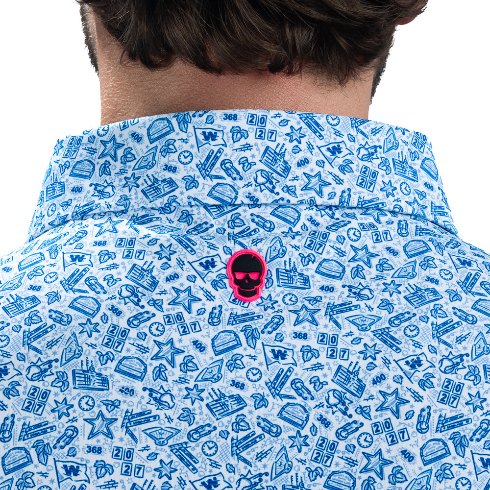 Chicago Cubs All-Star Game All-Over Print Polo by SWAG Polos SWAG